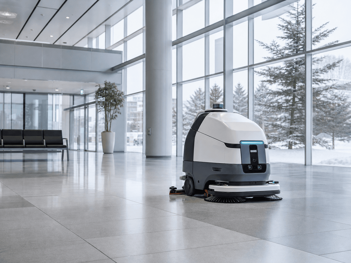 北海道の施設向け業務用清掃ロボット